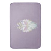 Pastel Paarse Oracle Owl Badmat (Voorkant Verticaal)