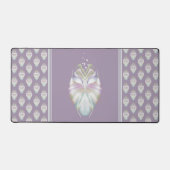 Pastel Paarse Oracle Owl Bureaumat (Voorkant)