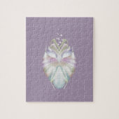 Pastel Paarse Oracle Owl Legpuzzel (Verticaal)