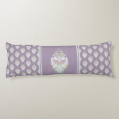 Pastel Paarse Oracle Owl Lichaamskussen (Achterkant)