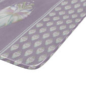 Pastel Paarse Oracle Owl Snijplank (Hoek)