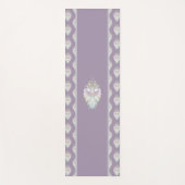 Pastel Paarse Oracle Owl Yogamat (Voorkant)