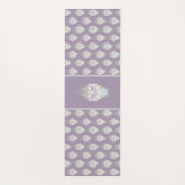 Pastel Paarse Oracle Owl Yogamat (Achterkant)