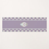 Pastel Paarse Oracle Owl Yogamat (Voorkant (horizontaal))