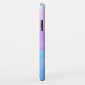 Pastel Paarse Roze Blauw Monogram Naam Case-Mate iPhone Case (Achterkant/rechts)