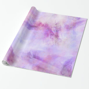Pastel Paarse roze Waterverf Achtergrond Cadeaupapier