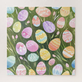 Pastel Paaseieren | Mooie Lente Waterverf Legpuzzel