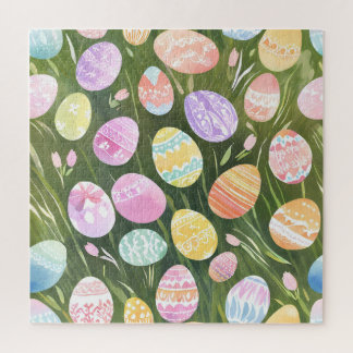 Pastel Paaseieren | Mooie Lente Waterverf Legpuzzel