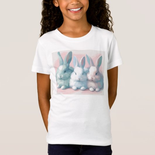 Pastel Paashaas T-shirt (Voorkant)