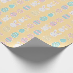 pastel paasparade inpakpapier