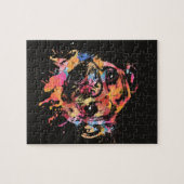 Pastel Paint Pug Legpuzzel (Horizontaal)