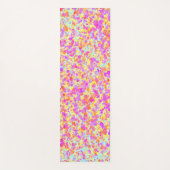 Pastel Paint Splatter Kijk Yogamat (Voorkant)