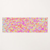 Pastel Paint Splatter Kijk Yogamat (Voorkant (horizontaal))