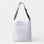 Pastel Paint Strokes Crossbody Tas (Achterkant)