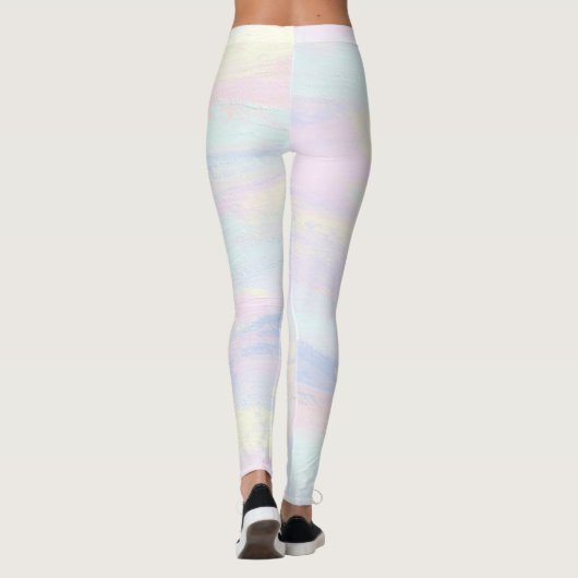 Pastel Paint Strokes Leggings (Dos)