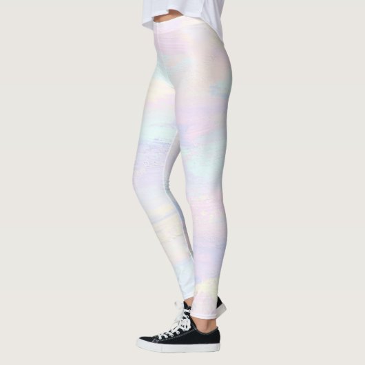 Pastel Paint Strokes Leggings (Gauche)