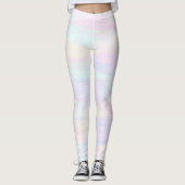 Pastel Paint Strokes Leggings (Devant)