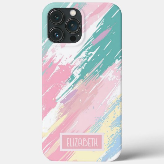 Pastel Paint Strokes Motif iPhone / coque ipad (Verso)