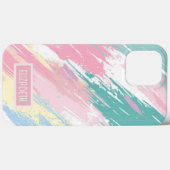 Pastel Paint Strokes Motif iPhone / coque ipad (Verso (horizontal))