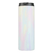 Pastel Paint Strokes Thermosbeker (Achterkant)
