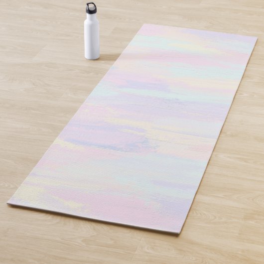 Pastel Paint Strokes Yogamat (In situ)