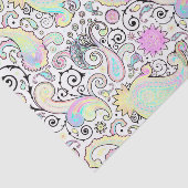 Pastel paisley tissuepapier (Detail)