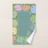 Pastel pâle pâle de Pâques Oeufs et serviette Rose (Serviette à main)