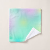 Pastel Pale Turquoise Rose Art Abstrait (Gant de toilette)