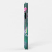 Pastel Pale Vert rose Fleurs iPhone 11 Coque (Dos/Droite)