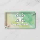 Pastel Palet Aangepaste Kaarten Visitekaartje (Achterkant)