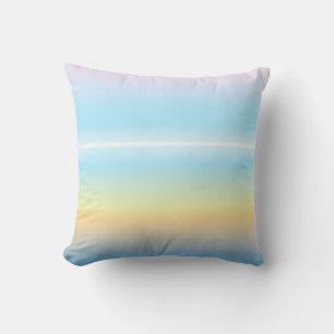 Pastel palet schemertinten ombre kussen