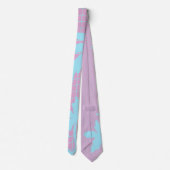 Pastel Palm Trees Grille Cravate (Dos)