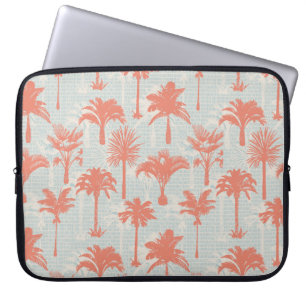 Pastel palmboom patroon laptop sleeve