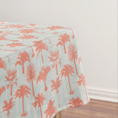 Pastel palmboom patroon tafelkleed (Voorbeeld)