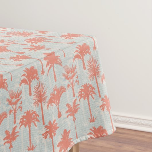 Pastel palmboom patroon tafelkleed (Voorbeeld)