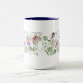 Pastel Pansies - Mug (Centre)
