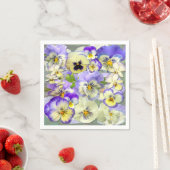 Pastel Pansies Servetten (Insitu)