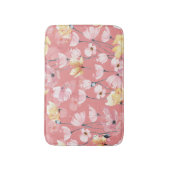 Pastel papavers: Waterverf bloemig naadloos. Badmat (Voorkant Verticaal)