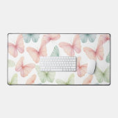 Pastel Papillon de bureau Mat (Clavier et souris)