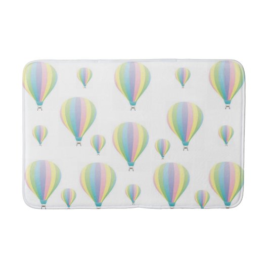 Pastel Parachutes Bathroom Bath Mat (Voorkant)