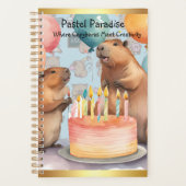 Pastel Paradise: Where Capybaras Meet Creativity (Devant)