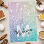 Pastel Parties scintillant Bokeh ContexteGlam Eleg<br><div class="desc">Personnalisez facilement cet élégant motif de parties scintillant bokeh coloré avec votre nom et/ou monogramme personnalisés.</div>