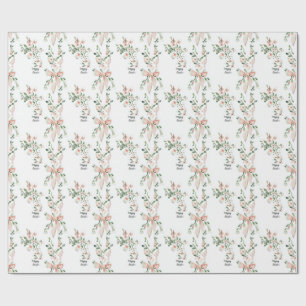 Pastel Pasen Bloemen Patroon Wrapping Paper Cadeaupapier