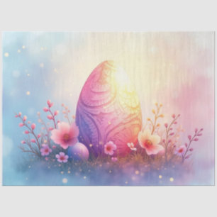 Pastel Pasen Ei Decoupage Papier