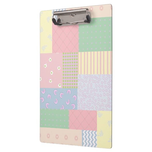 Pastel Patchwork Klembord (Links)