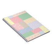 Pastel Patchwork Notitieboek (Rechterzijde)
