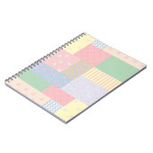 Pastel Patchwork Notitieboek (Linkerzijde)
