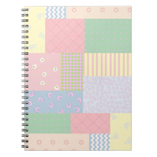 Pastel Patchwork Notitieboek