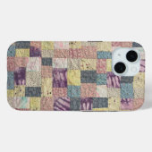 Pastel Patchwork Quilt phone case (Achterkant (horizontaal))