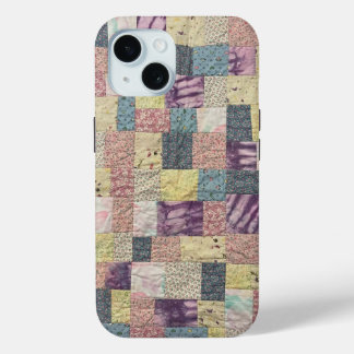Pastel Patchwork Quilt telefoonhoesje